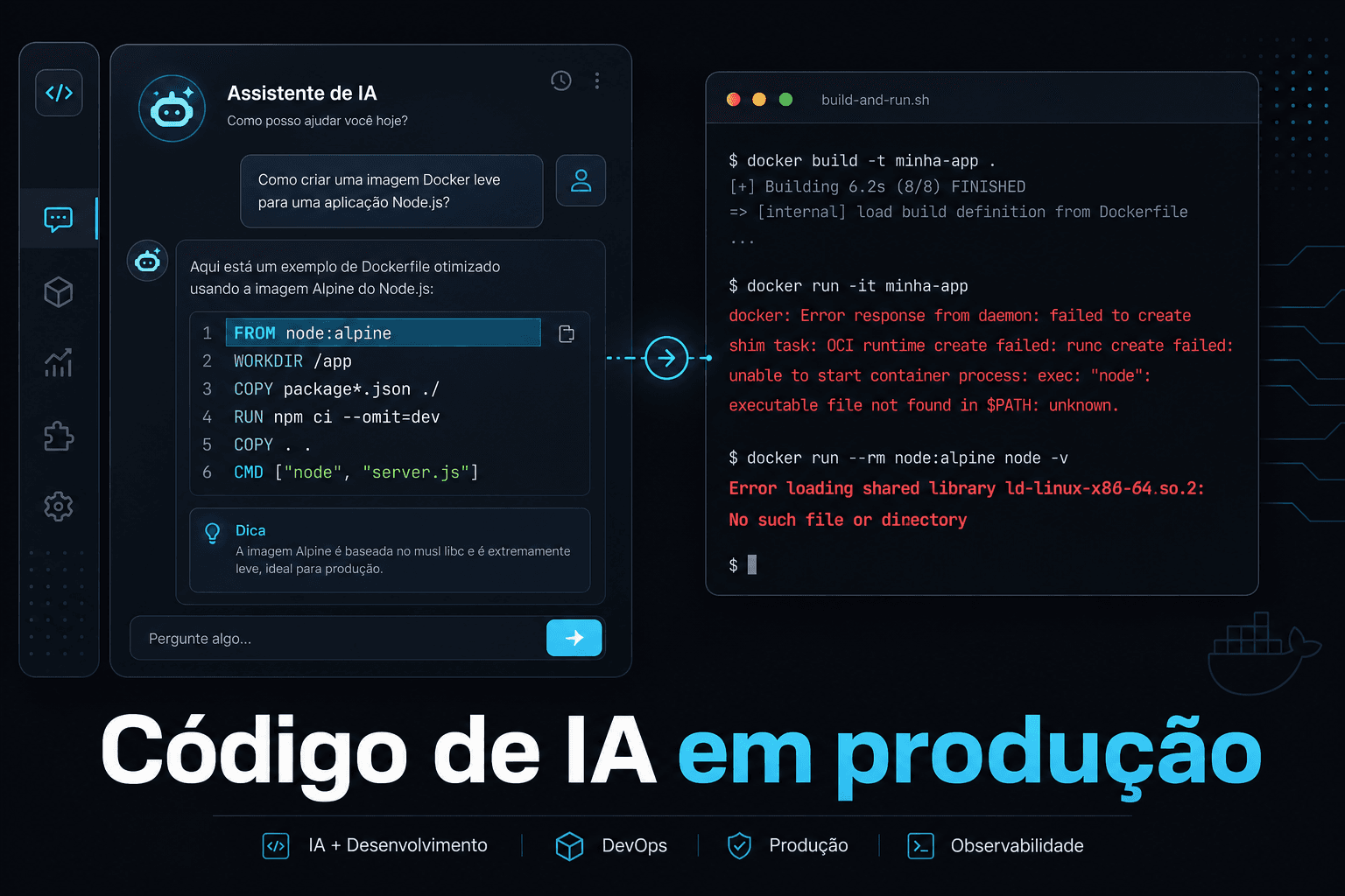 Código de IA em produção: Alpine, Temporal e o erro que eu cometi